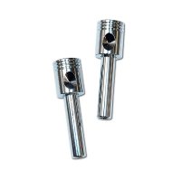 Chromed Piston Door lock Knob