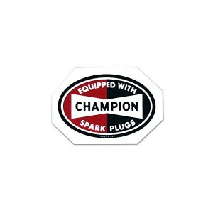 Photo1: HOT ROD Sticker CHAMPION Sticker