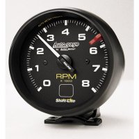 Auto Gauge 8000RPM Tachometer  Cylinder for 4/6/8 w/Shift Light