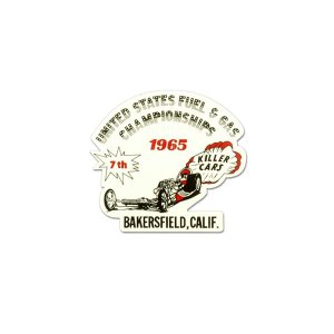Photo1: HOT ROD Sticker 1965 US FUEL & GAS CHAMPIONSHIPS Sticker