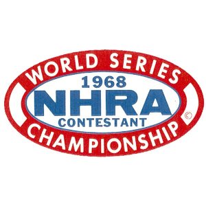 Photo1: HOT ROD Sticker 1968 NHRA WORLD SERIES CHAMPIONSHIP CONTESTANT Sticker