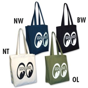 Photo2: MOON Canvas Tote Bag