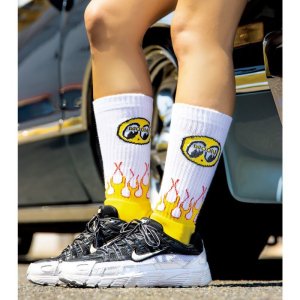 Photo1: Flamin’ MOON Socks