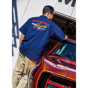 Photo2: MOON Racing Stripe Shirt