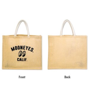 Photo3: MOON CALIF. Jute Tote Bag Large