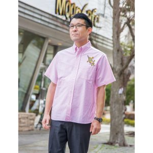 Photo2: MOON Cafe Signature Emblem Button-down Shirt