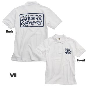 Photo5: MOON 40th Anniv. Plaque Design Polo Shirt