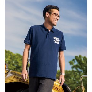 Photo3: MOON 40th Anniv. Plaque Design Polo Shirt