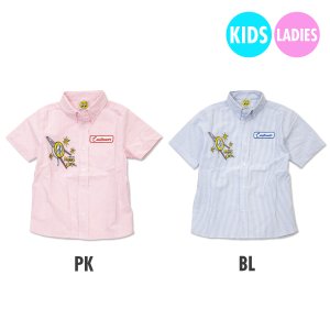 Photo2: Kids MOON Cafe Signature Emblem Button-down Shirt