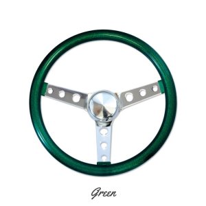 Photo9: MOONEYES ORIGINAL California Metal Flake Steering Wheels 3-Holes 34cm(13.5")