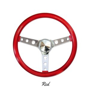 Photo6: MOONEYES ORIGINAL California Metal Flake Steering Wheels 3-Holes 34cm(13.5")