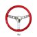 Photo6: MOONEYES ORIGINAL California Metal Flake Steering Wheels 3-Holes 34cm(13.5") (6)