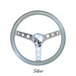 Photo5: MOONEYES ORIGINAL California Metal Flake Steering Wheels 3-Holes 34cm(13.5")