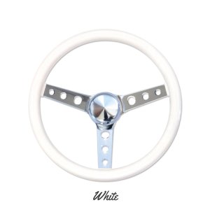 Photo4: MOONEYES ORIGINAL Classic Style Vinyl Grip Steering Wheel 34cm(13.5")
