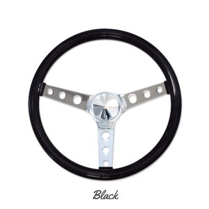 Photo3: MOONEYES ORIGINAL Classic Style Vinyl Grip Steering Wheel 34cm(13.5")