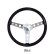 Photo3: MOONEYES ORIGINAL Classic Style Vinyl Grip Steering Wheel 34cm(13.5") (3)
