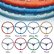Photo1: MOONEYES ORIGINAL California Metal Flake 4-Holes Finger Grip Steering Wheel 38cm (15") (1)