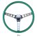 Photo3: MOONEYES ORIGINAL California Metal Flake 4-Holes Finger Grip Steering Wheel 38cm (15") (3)