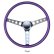 Photo7: MOONEYES ORIGINAL California Metal Flake 4-Holes Finger Grip Steering Wheel 38cm (15") (7)