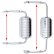 Photo1: Truck Swing Away mirror (1)