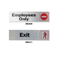 Metal Sign Plate Sticker