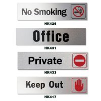 Metal Sign Plate Sticker