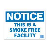 NOTICE SMOKE FREE FACILITY