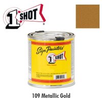 Metallic Gold 109 - 1 Shot Paint Lettering Enamels 237ml