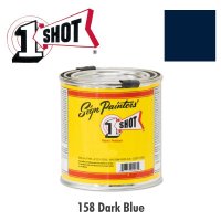 Dark Blue 158 - 1 Shot Paint Lettering Enamels 237ml