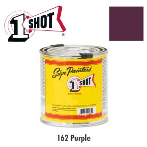 Photo1: Purple 162 - 1 Shot Paint Lettering Enamels 237ml