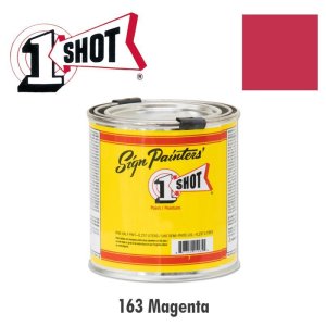 Photo1: Magenta 163  - 1 Shot Paint Lettering Enamels 237ml