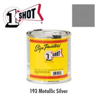 Metallic Silver 193  - 1 Shot Paint Lettering Enamels 237ml