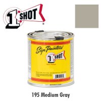 Medium Gray 195  - 1 Shot Paint Lettering Enamels 237ml