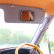 Photo1: Small Clip-on Visor Mirror Diamonds (1)