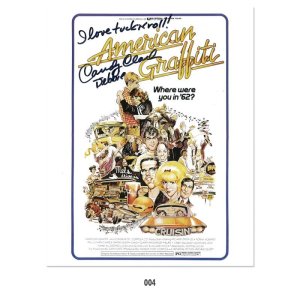 Photo5: American Graffiti Printings with Autograph (A)