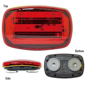 Photo2: LED Red Magnetic Emergency Light
