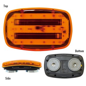 Photo2: LED Amber Magnetic Emergency Light