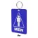 Photo4: Restroom Tag with Ring (4)