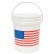 Photo2: Stars & Stripes Bucket 5 Gallons (2)
