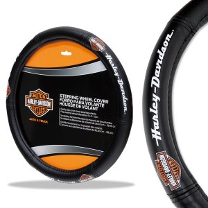 Photo2: HARLEY DAVIDSON Script Steering Wheel Cover