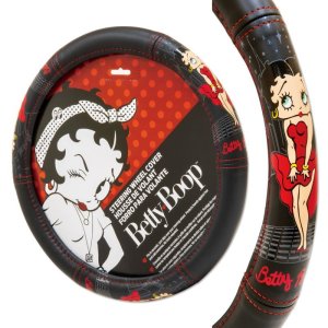 Photo2: Betty Boop Skyline Steering Wheel Cover