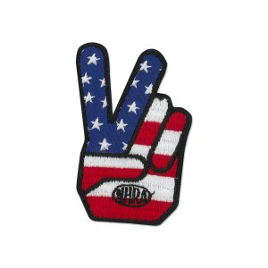 Photo1: US Patches NHRA Peace Fingers