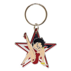 Photo1: Betty Boop Star Key Chain
