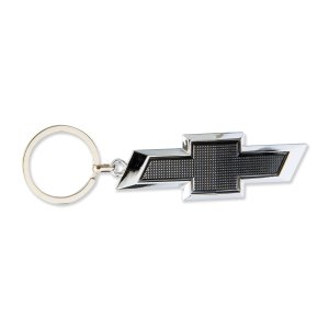 Photo2: Chevy Black Logo Key Chain