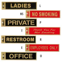 2inch x 8inch Metal Sign Sticker