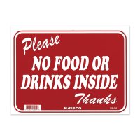 Please NO FOOD OR DRINKS INSIDE Thanks