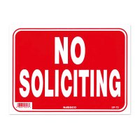 NO SOLICITING