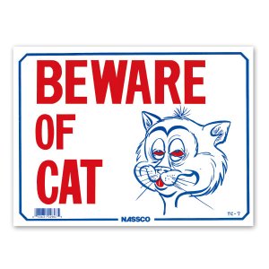 Photo1: BEWARE OF CAT