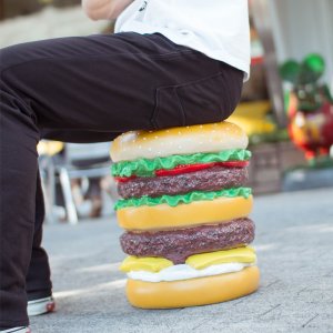 Photo1: Hamburger Stool
