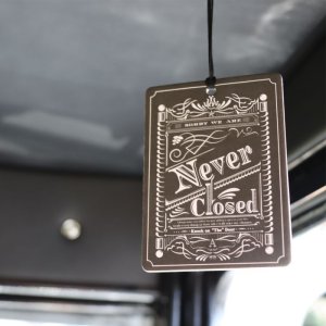 Photo2: SORRY WE'RE Never CLOSED Air Freshener